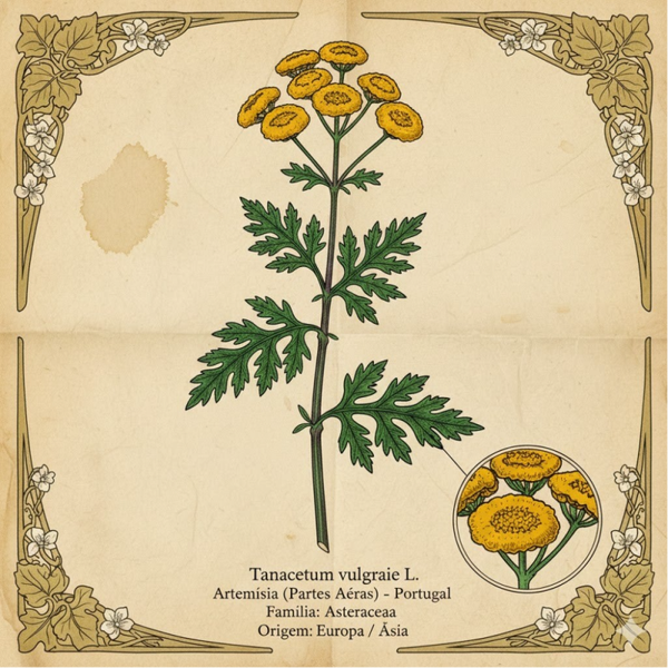 Tanaisie Parties Aériennes - (Tanacetum vulgare L.) - Atanásia