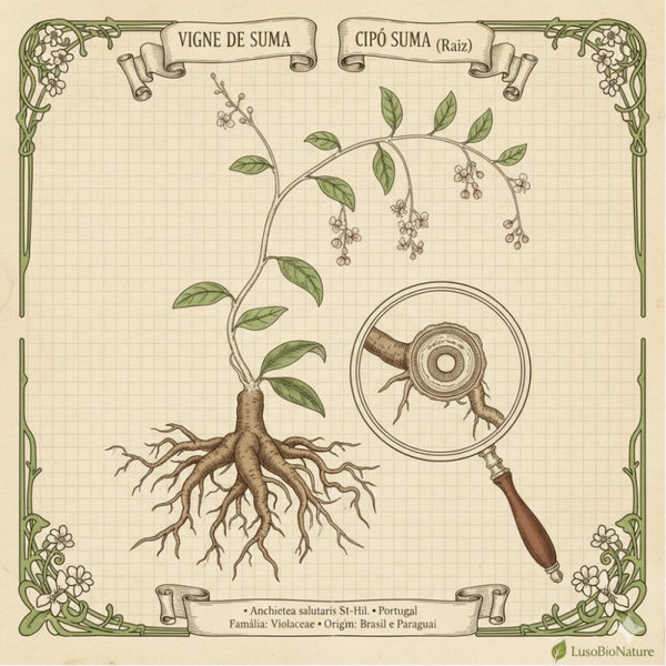 Vigne de Suma - (Anchietea salutaris St.-Hil.) - Cipó Suma Raiz