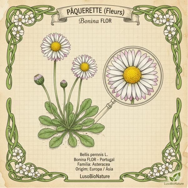 Pâquerette Fleurs - (Bellis perennis L.) - Bonina Flor