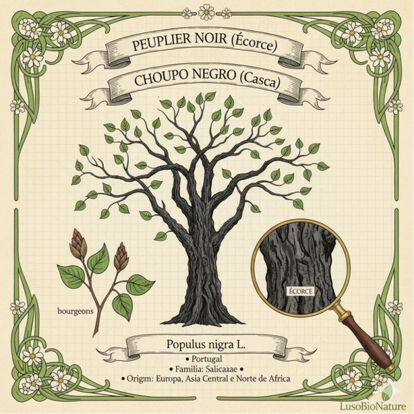 Peuplier Noir Écorce - (Populus nigra L.) - Choupo Negro Casca