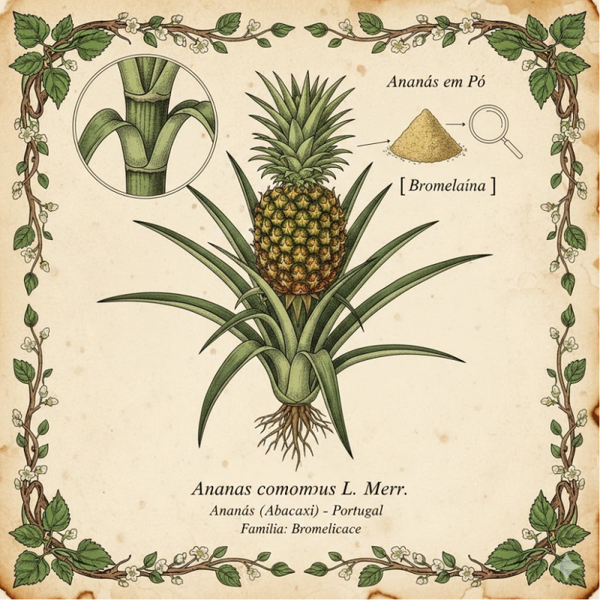 Ananas en Poudre / (Ananas comosus L. Merr.) / Ananás em Pó