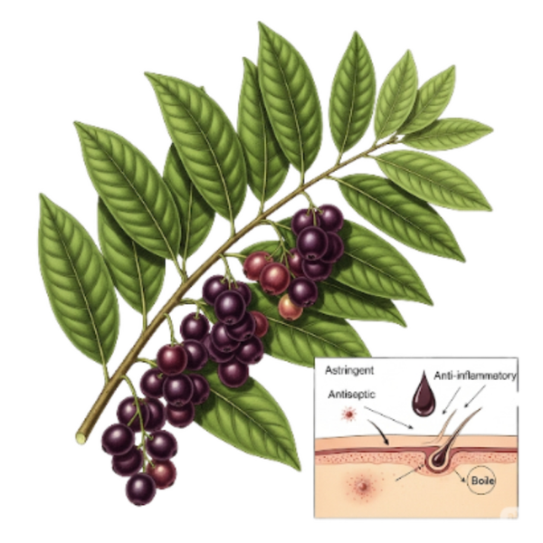 Jamblon Baies / (Syzygium jambolanum) / Jambolão
