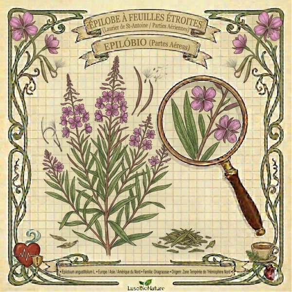 Épilobe Parties Aériennes - (Epilobium angustifolium) - Epilóbio Partes Aéreas