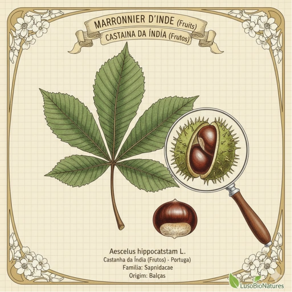 Marronnier d'Inde Fruits - (Aesculus hippocastanum L.) - Castanha da Índia Frutos