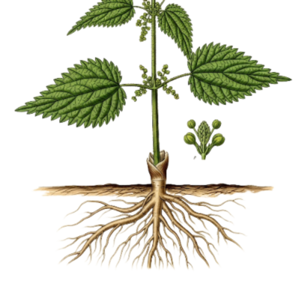 Ortie Verte Racines (Urtica dioica L.) Urtiga Vulgar