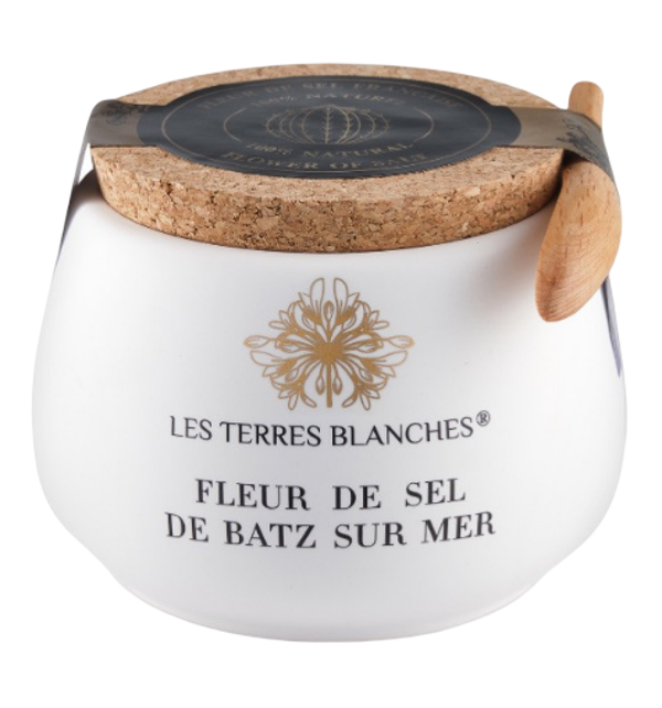 Fleur de sel de Batz sur mer, Pot céramique + cuillère    100 g
