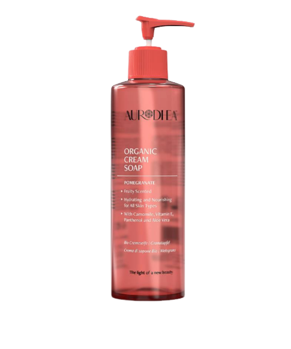Crème de Savon Bio à la Grenade / Hydratant et Nourrissant