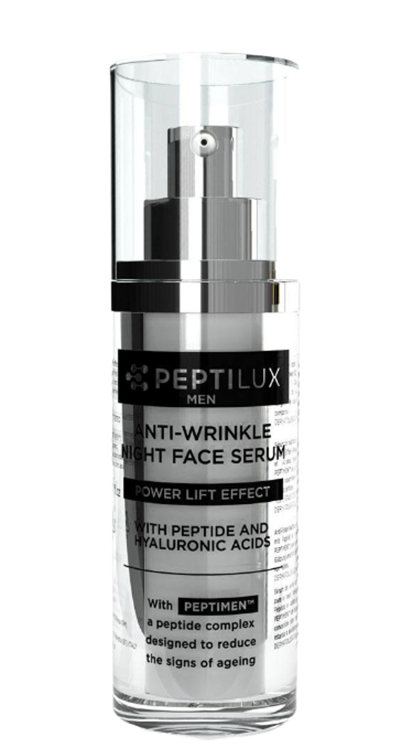 Peptilux Men – Sérum de Nuit Anti-Rides "Power Lift Effect"