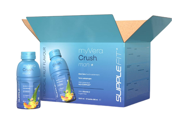Man + Tonico-adaptogène pour les hommes - 12 bouteilles de 285 ml