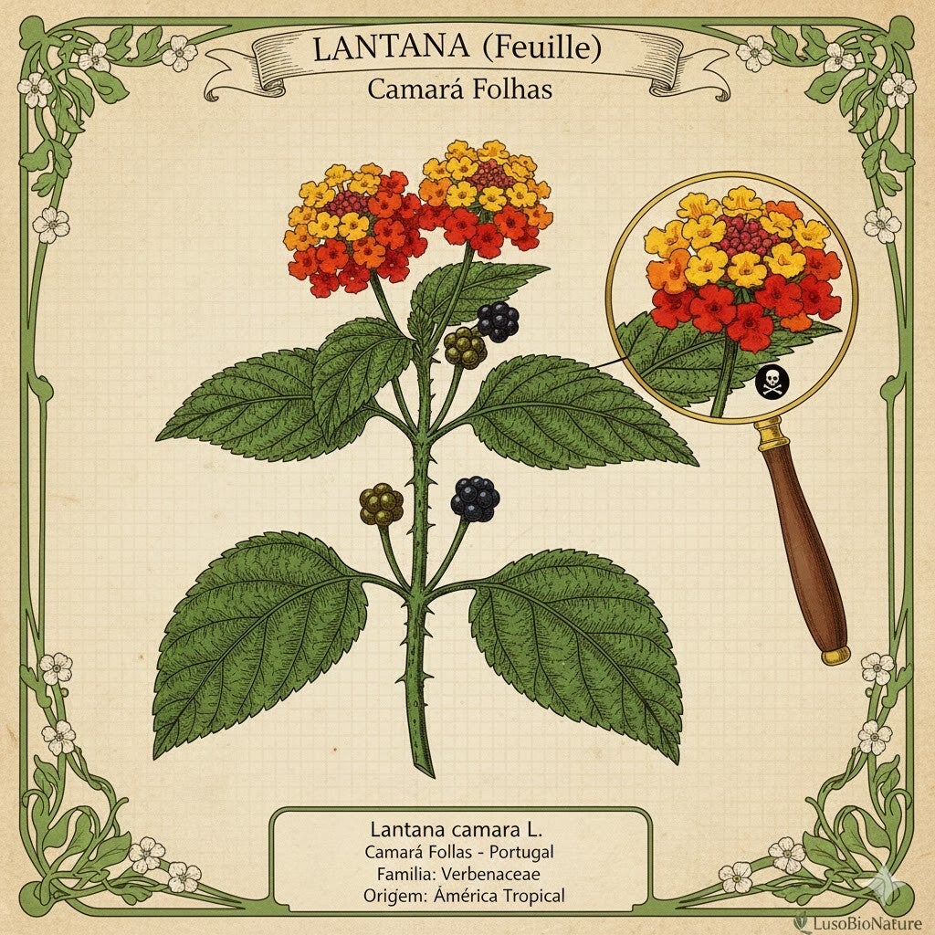 Lantana Feuilles - (Lantana camara L.) - Camará Folhas