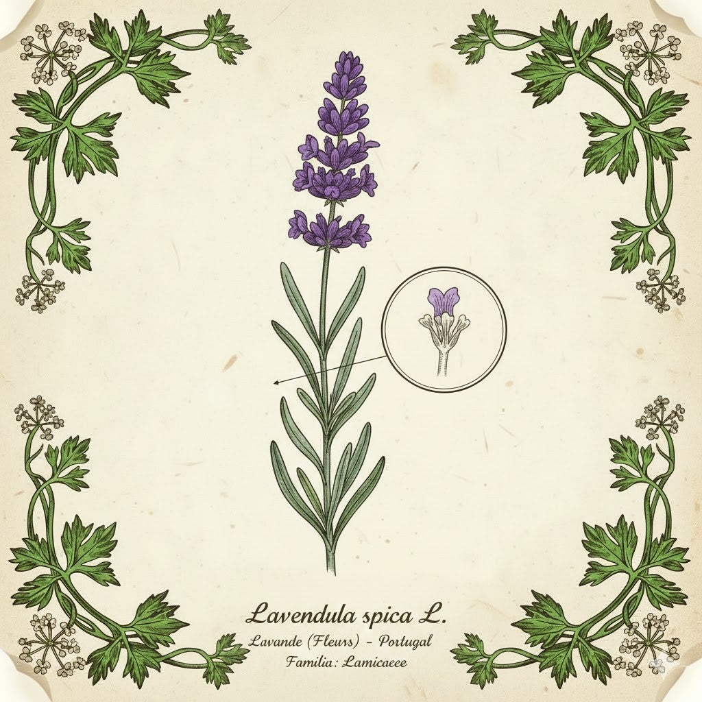 Lavande Fleur - (Lavandula spica L.) - Alfazema Flor