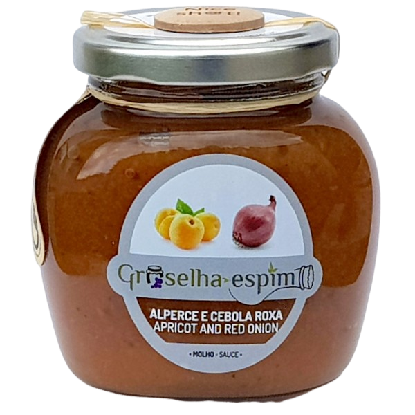 Sauce Artisanale Abricots & Oignons Rouges – 212 ml / 225 g