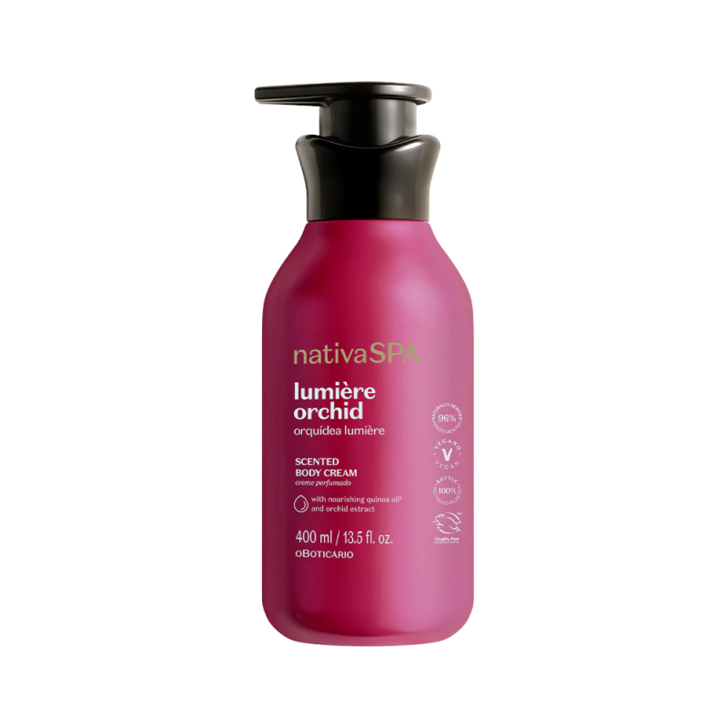 Crème Hydratante Parfumée Nativa SPA Orquídea Lumière - Soin Raffermissant