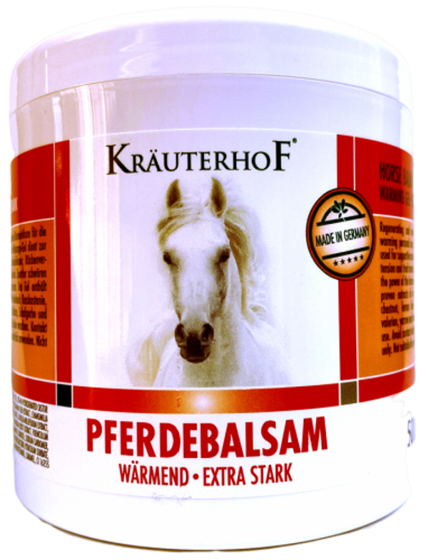Pferdebalsam - Baume de cheval (effet chaud) - Extra fort - 500 ml