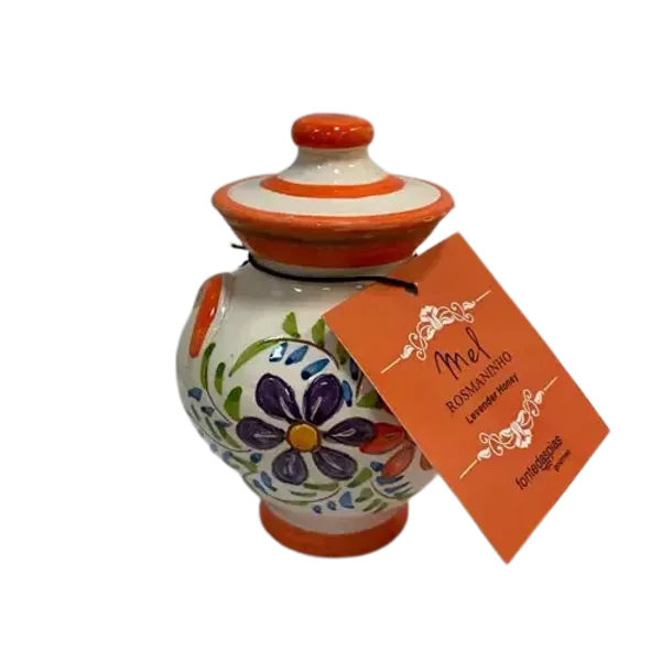 Miel 100 % Naturel – Pot en Argile Peint à la Main (250g)