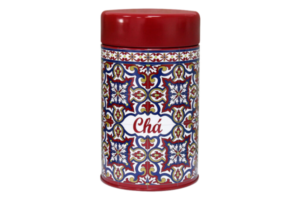 Boîte Métallique Rouge - Azulejos (Édition Double Couvercle)