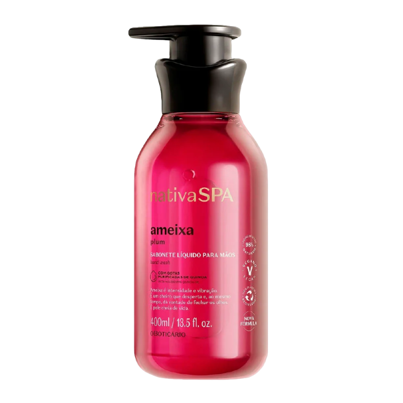 Savon Liquide pour les Mains Nativa SPA Ameixa (Prune)