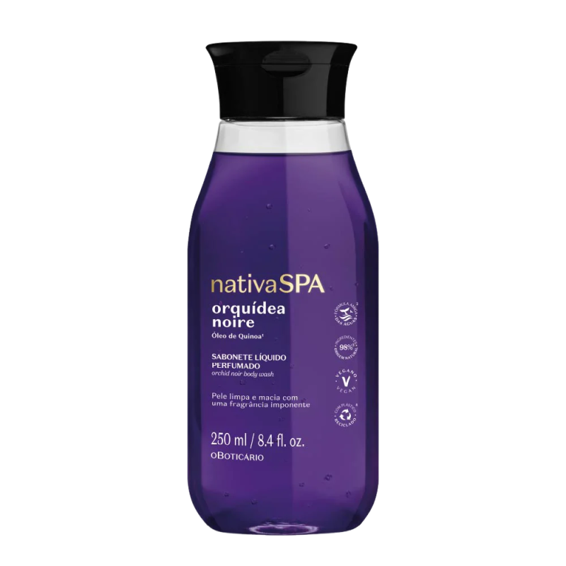 Savon Liquide Parfumé Nativa Spa Orquídea Noire
