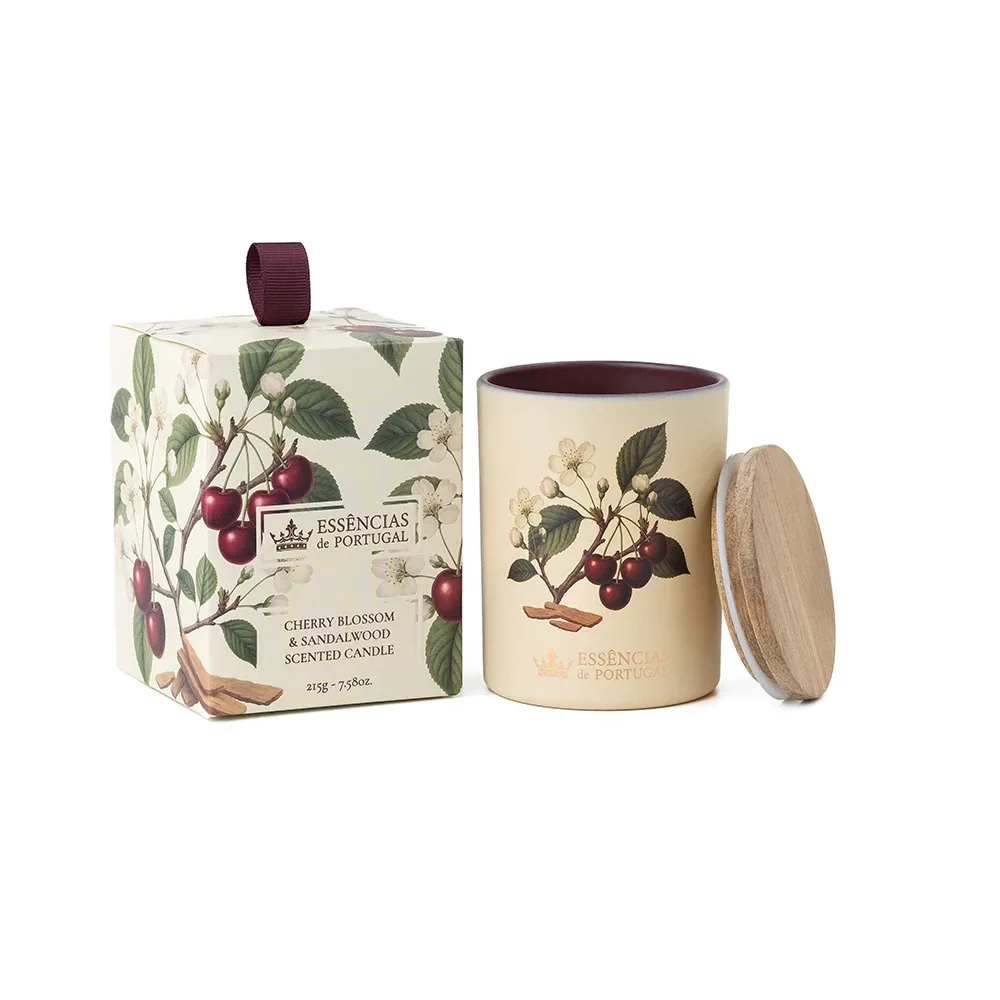 Bougie Parfumée Canto IX – Fleur de Cerisier et Bois de Santal