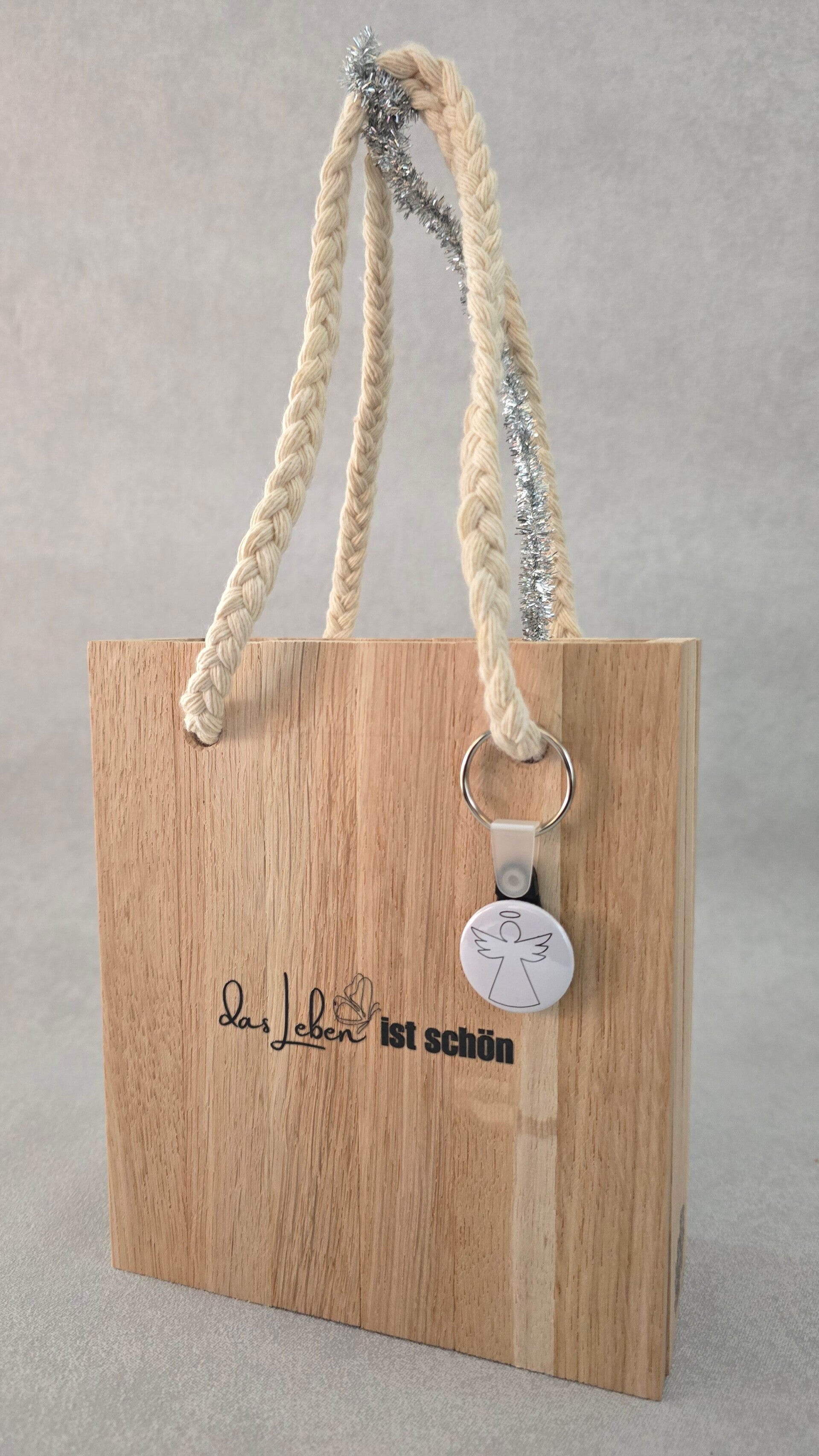 Schlüsselanhänger-Button: stylisch und stilvoll mit deinem Statement von denkbuttisch®
