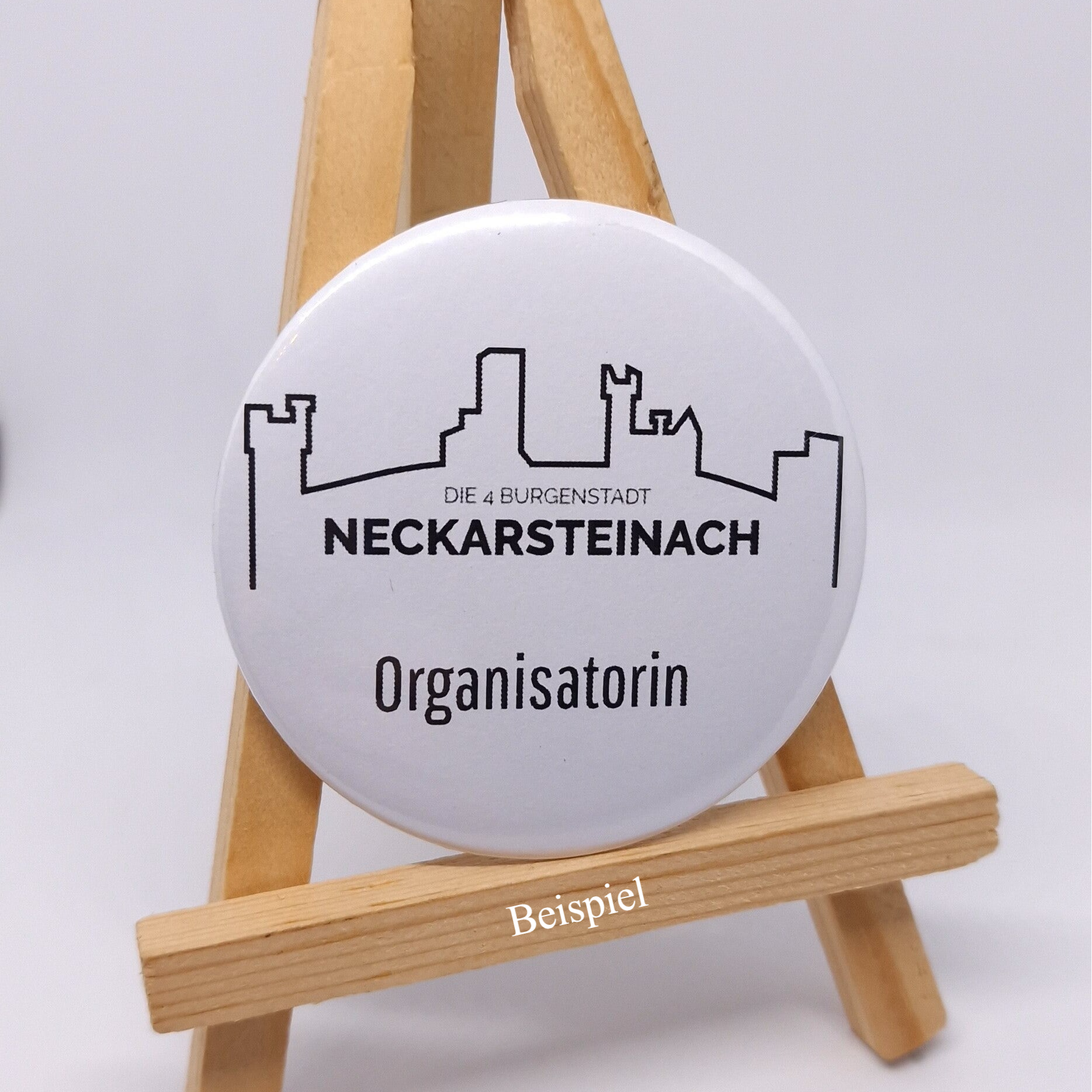 Namensschild mit Magnet für Workshops, Teams und Veranstaltungen