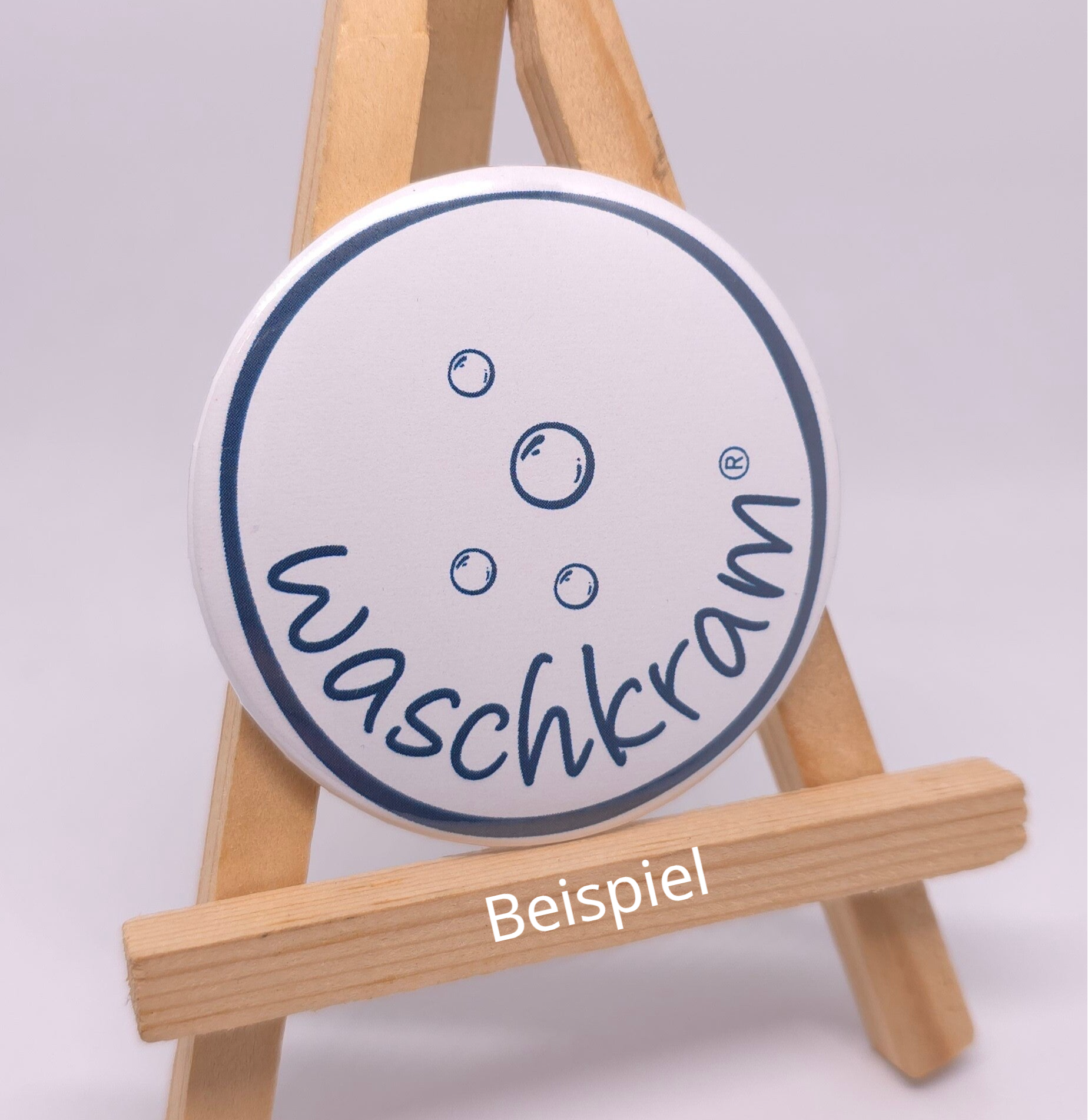 Individuelles Namensschild mit Logo für Events und Messen
