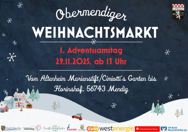 denkbuttisch® auf dem Obermendiger Weihnachtsmarkt am 29.11.2025