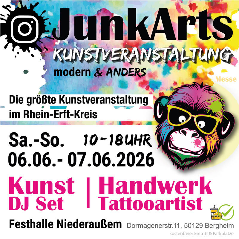 denkbuttisch ist bei JunkArts in Bergheim dabei!