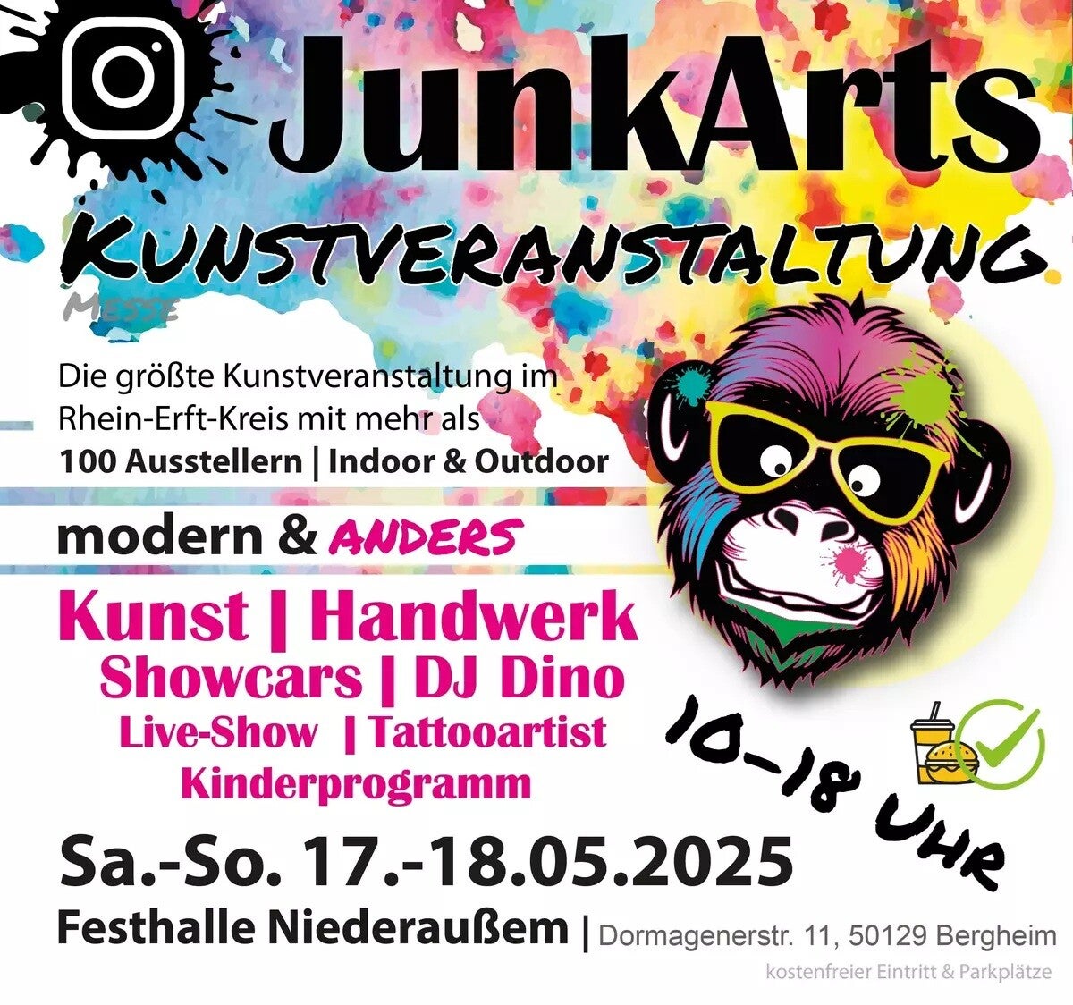 JunkArts Kunstveranstaltung - denkbuttisch als Aussteller dabei!