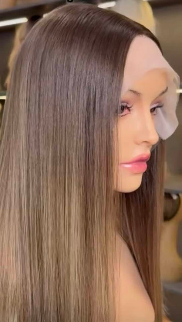 European hh wig Ombre 16 inches 11x4 Swiss lace