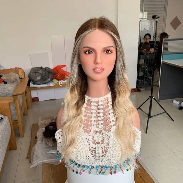 European Virgin human hair Ombré blond & brown