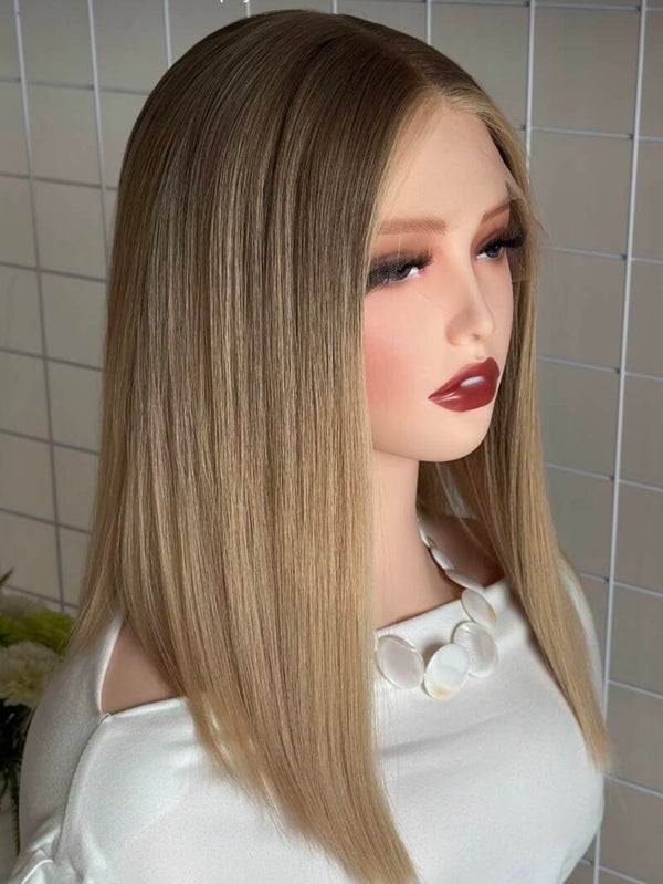 European human hair, wig 16 inches