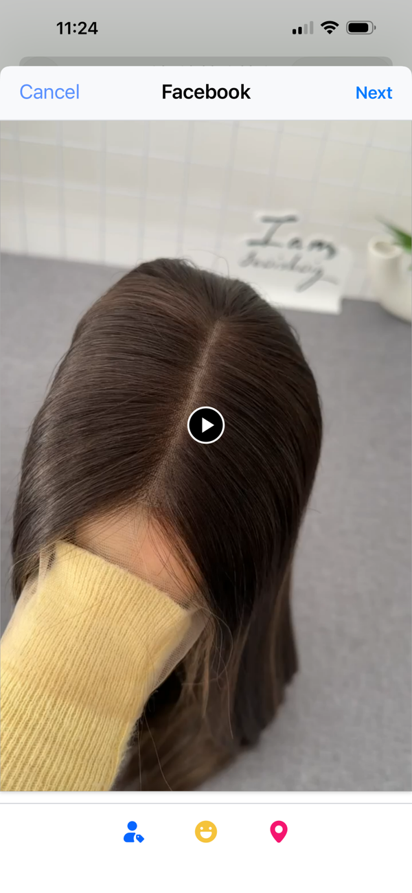 European human hair wig 18 inches standard size