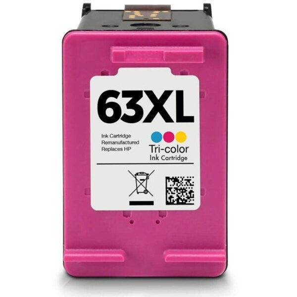 HP63XL F6U63AN RECYCLÉE COULEUR