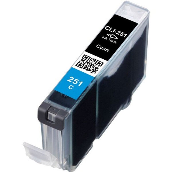 CANON CLI-251XLC COMPATIBLE CYAN