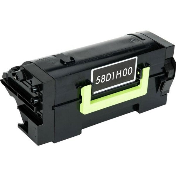 LEXMARK 58D1H00 RECYCLÉE NOIR