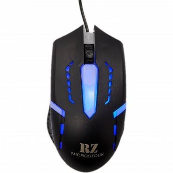 Souris optique filaire USB D316 avec lumière LED, noir
