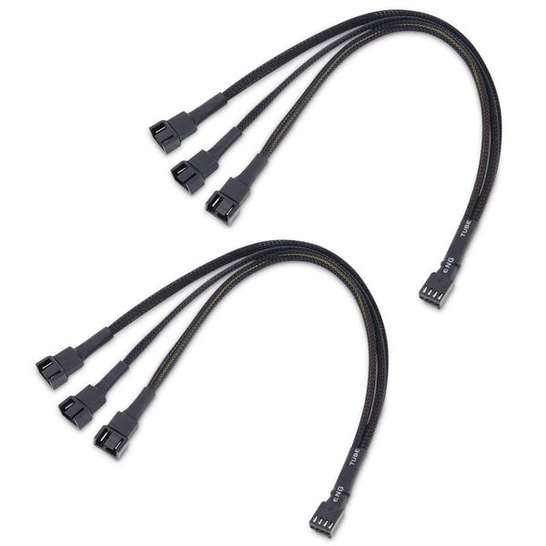 Câble répartiteur pour ventilateur Cable Matters, lot de 2, 3 voies, 4 broches,