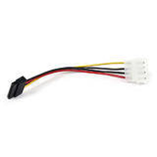 Adaptateur secteur 6 pouces SATA 15 broches femelle vers Molex 4 broches mâle