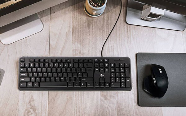 Clavier filaire USB Xtech 104 touches Noir