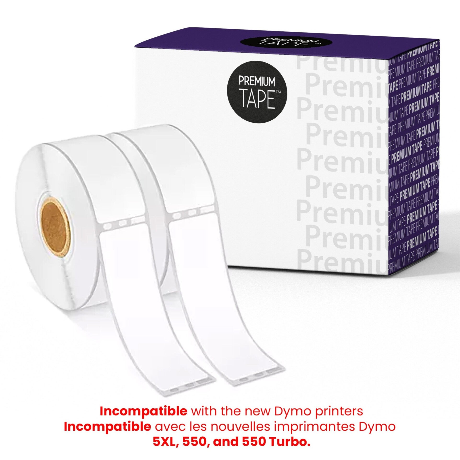 Dymo 30320 Étiquettes d'adresses 1 1/8' x 3 1/2'' (2 x 260)