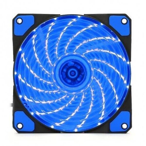Ventilateur LED à lumière bleue 120x120x25mm (boîtier)