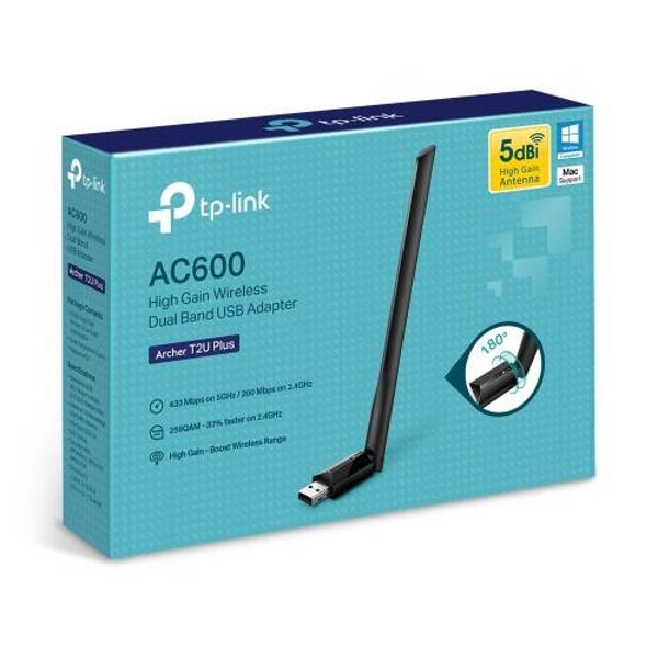 TP-Link Archer T2U-Plus AC600 Adaptateur USB