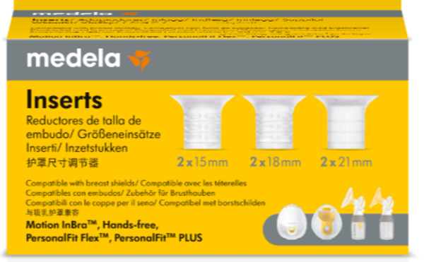 Medela Inserts 15 mm, 18 mm en 21 mm