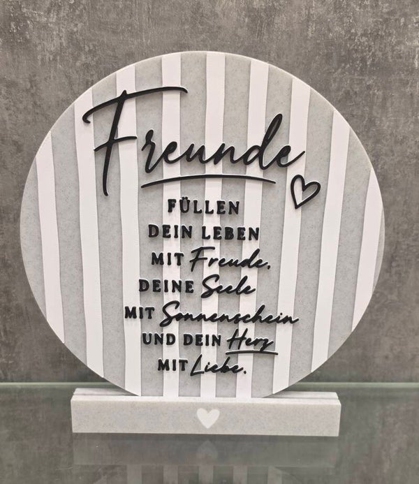Statement-Dekoration "Freunde"