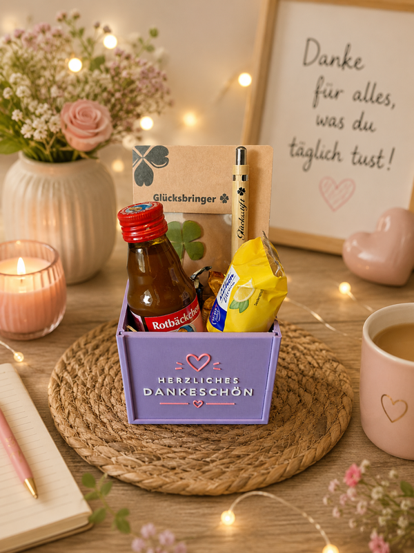 Geschenkbox "Herzliches Dankeschön"