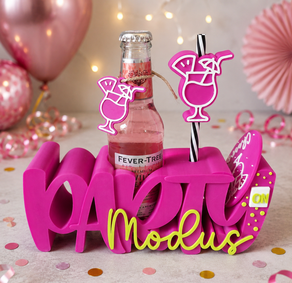 Flaschenhalter "Party-Modus"