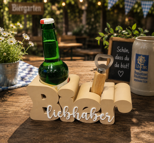 Flaschenhalter "Bier"