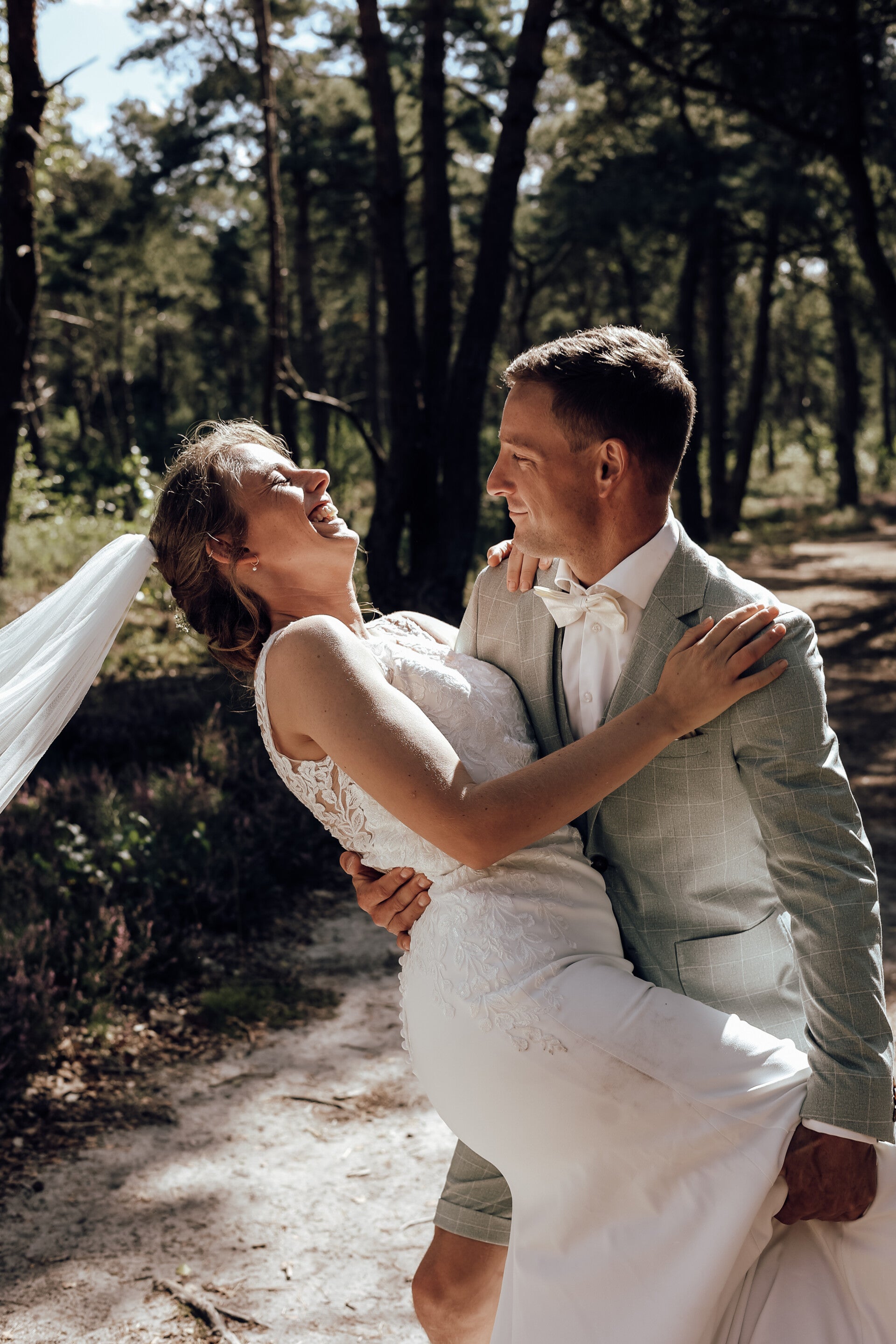 Getrouwd koppel fotografie bruiloft