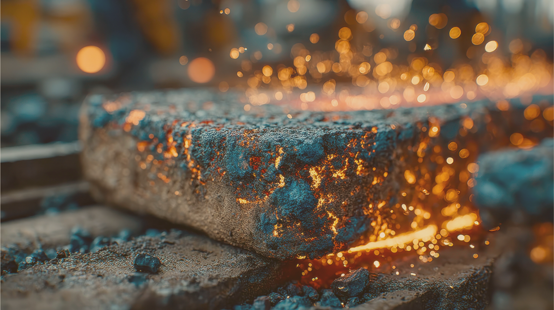 Flamme vive et éclats de lumière représentant la Vérité, le feu qui éclaire et purifie.